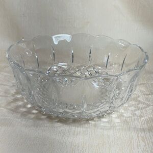 Vintage Royal Crystal Rock RCR Opera 8.5” Lead Crystal Serving Bowl - Italy